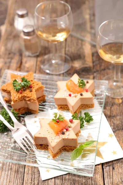 Toast Foie Gras — Stock Photo, Image