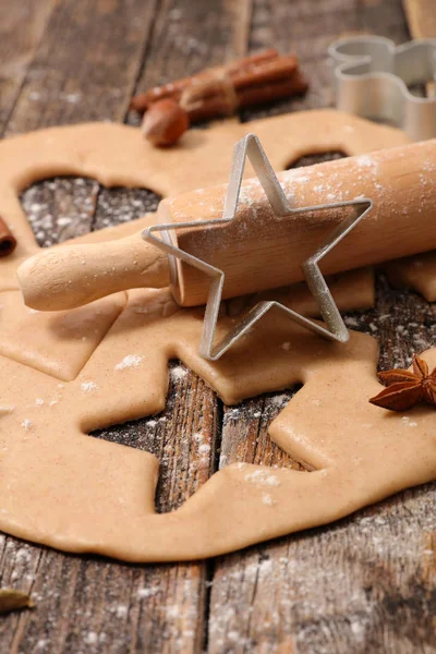 Plik Cookie Pierniki Boże Narodzenie — Zdjęcie stockowe