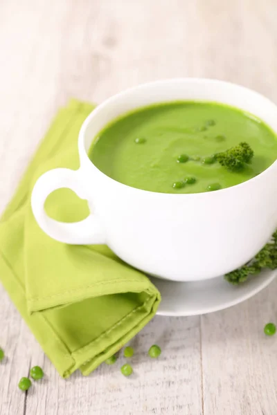 Erbsensuppe Schüssel — Stockfoto