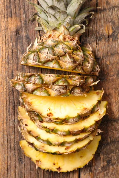 Verse Ananas Segmenten Gezonde Voeding — Stockfoto