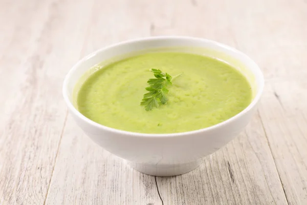 Bowl Vegetarian Zucchini Soup Parsley Royalty Free Stock Photos