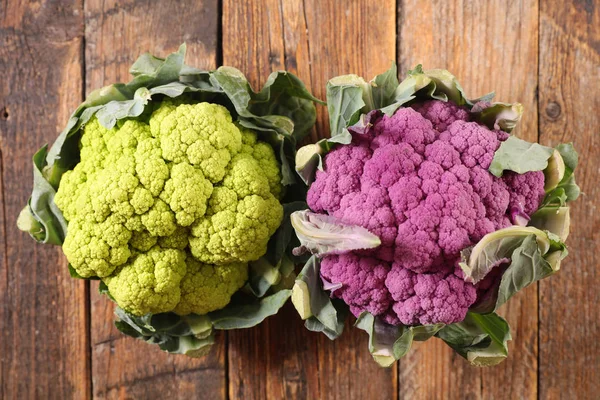 Разнообразие Цветной Капусты Здоровое Питание — стоковое фото