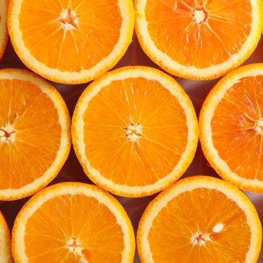 taze portakal dilimleri, meyve arka plan