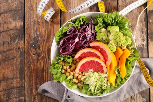 Buddha Bowl Mixed Vegetarian Salad — Stock Photo, Image