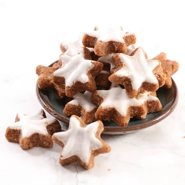 Blandade Läckra Pepparkakor Cookie Med Kryddor Bordet — Stockfoto