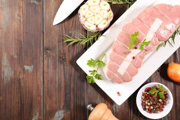 Raw Roast Veal Ingredient — Stock Photo, Image