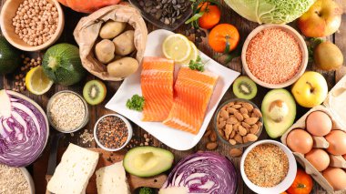 dan yukarıda sağlık gıda kompozisyonu görüntülemek