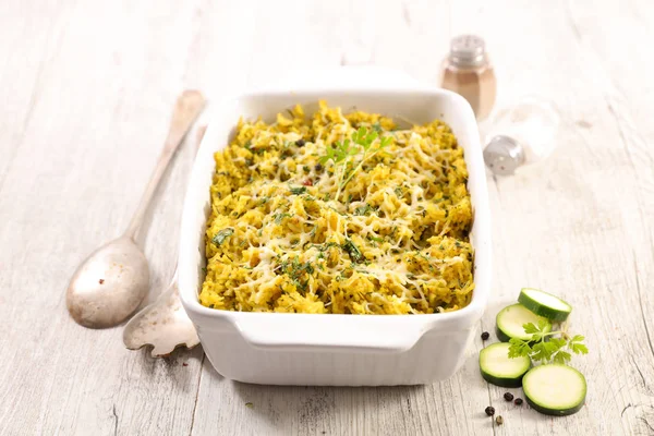 pirinç ve kabak graten