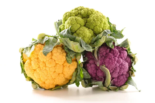 Cabbage Colour Isolated White Background — Stock Photo, Image