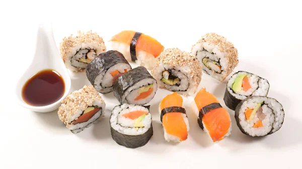 Seleção Sushi Maki — Fotografia de Stock