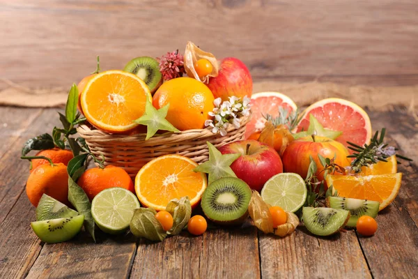 Assorted Fresh Tasty Fruits — Stock Photo, Image