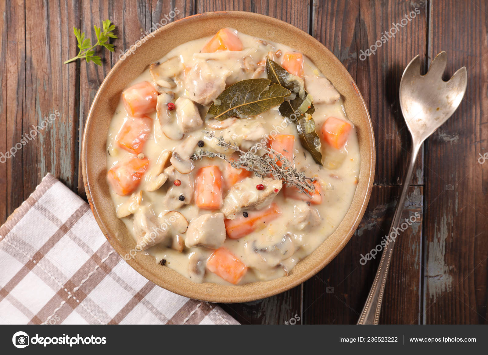 Blanquette Veau French Gastronomy Stock Photo C Studiom 236523222