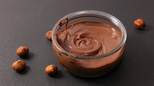 Chocolate Spread Hazelnuts — Stock Photo, Image