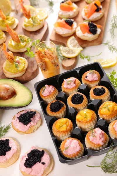Assorted Caterer Dining Buffet — Stock Photo, Image