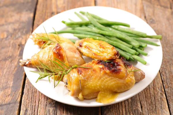 Grilled Chicken Wing Leg — Stock Photo, Image