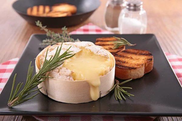 Melted Camembert Rosemary — Stock Photo, Image