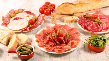 etli ekmek, muhtelif