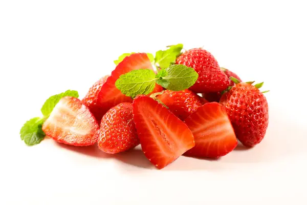 Strawberry Isolated White Background — Stock Photo, Image