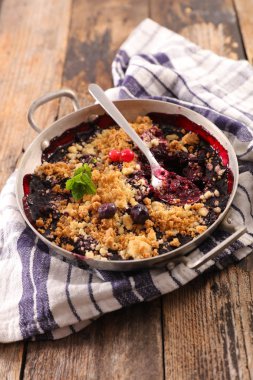 yaban mersini crumble, stüdyo çekim