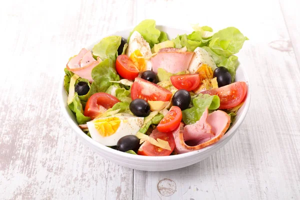 Kom Van Gemengde Salade — Stockfoto