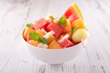 kavun ve watermlon salata kase