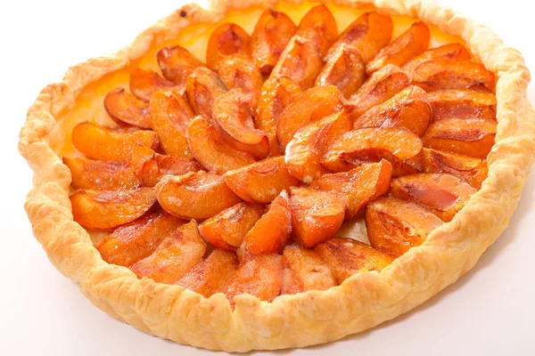 View Homemade Apricot Tart — Stock Photo, Image