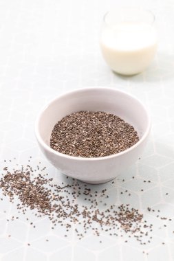 chia tohumu ve süt