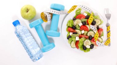 dambıl ile sebze salatası