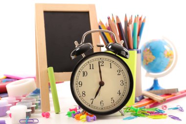 aksesuar ve kırtasiye öğrenci veya iş konsepti