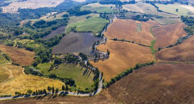 güzel yeşil çayırlar ve tepelerin doğal çekim