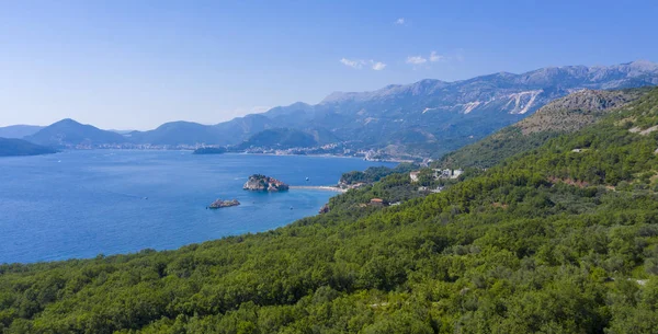 Sveti Stefan Sziget Montenegró — Stock Fotó