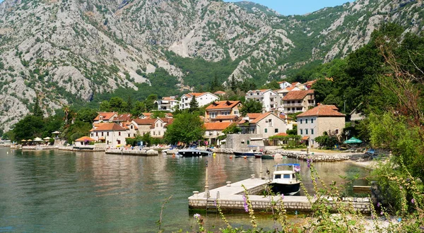 Perast Znana Miejscowość Zatoce Kotor Czarnogóra — Zdjęcie stockowe