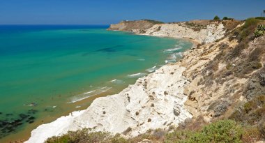 Agrigento güzel plaj, Sicilya- İtalya