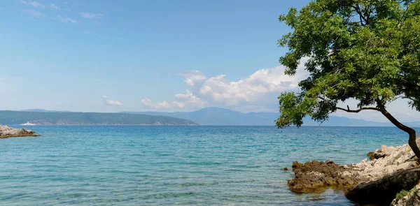 Playa Mar Adriático Croacia — Foto de Stock