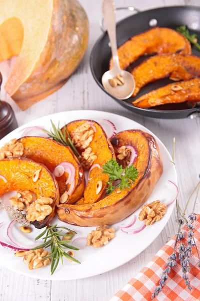 Rodajas Calabaza Horno Platos — Foto de Stock