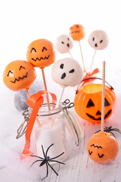 Halloween Torta Pop Ünnepi Dekoráció — Stock Fotó