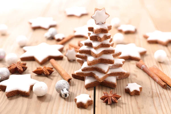 Galleta Jengibre Navidad Especias — Foto de Stock