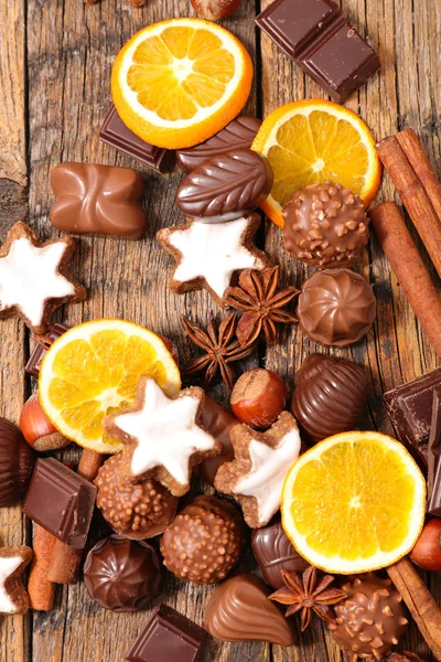 Chocolate Gingerbread Cookie Spices — Stock Photo, Image