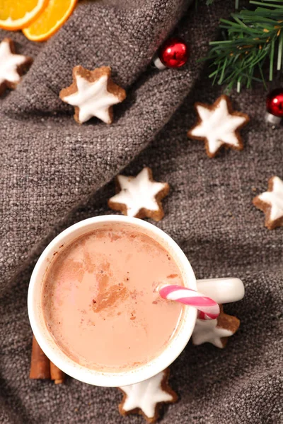 Kış için kurabiye ve süt.