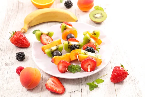 Fructe Delicioase Lipicioase Bord — Fotografie, imagine de stoc
