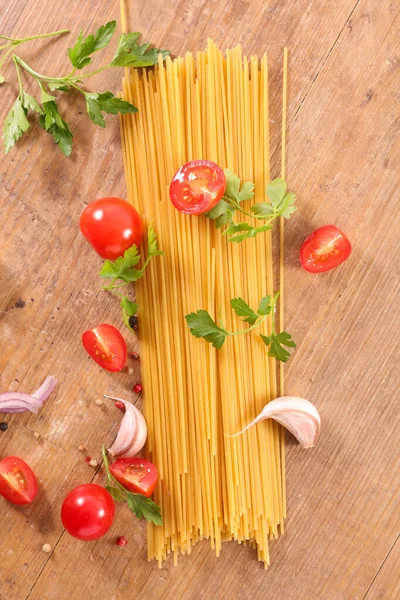 Spaghetti Med Tomatsås Och Krydda — Stockfoto