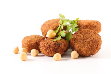 falafel beyaz arka planda izole