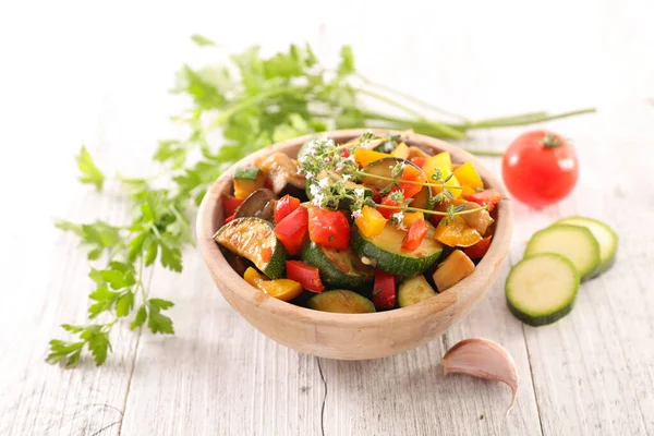 Ratatouille Fried Vegetable Rosemary — Stock Photo, Image