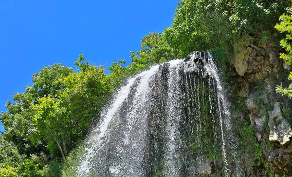 Amazing Waterfall Green Tree — Stock Photo, Image