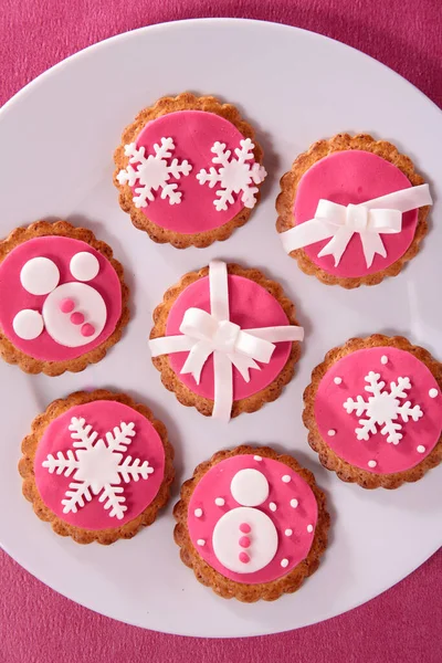 Biscoito Gengibre Natal Tradicional — Fotografia de Stock