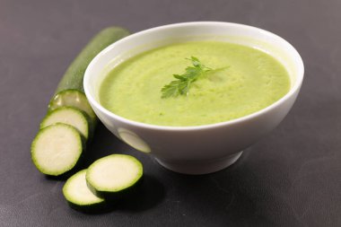 Kabak çorbası. Bir kase çorba. 