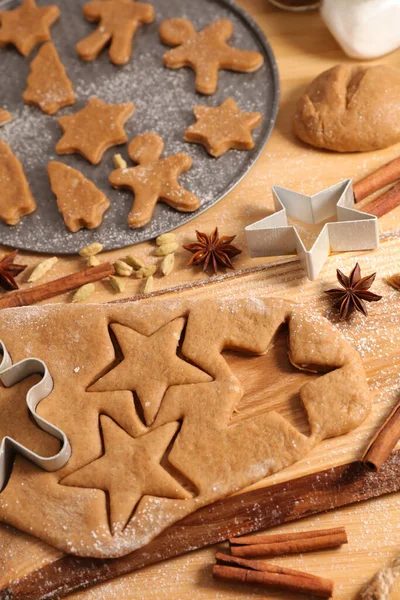 Cooking Gingerbread Cookie Spices — Stock Photo, Image