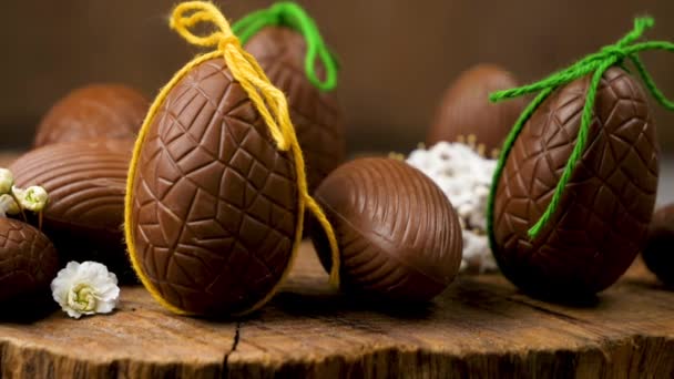 Paskalya Çikolatalı Yumurtası — Stok video