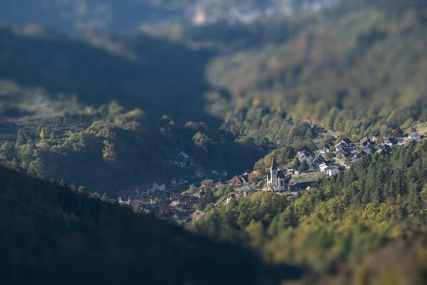 Vista aerea Foresta Nera — Foto Stock