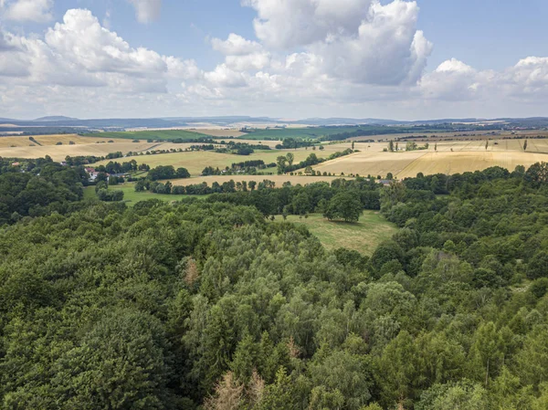 Landelijke Thüringen Aerial — Stockfoto